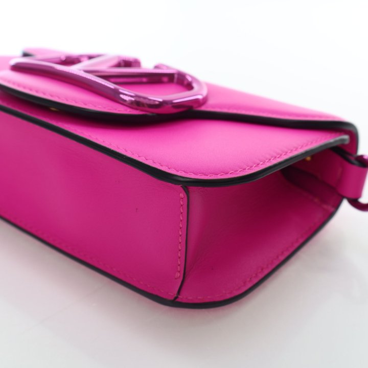 Valentino Small Loco Hot Pink Crossbody Bag - Luxe Du Jour