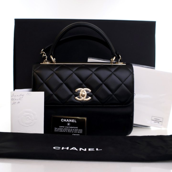 Chanel Small Lambskin Trendy CC Top Handle Bag - Luxe Du Jour