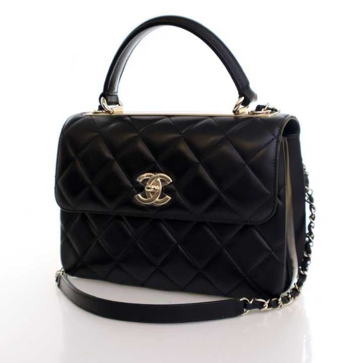 Chanel Small Lambskin Trendy CC Top Handle Bag - Luxe Du Jour