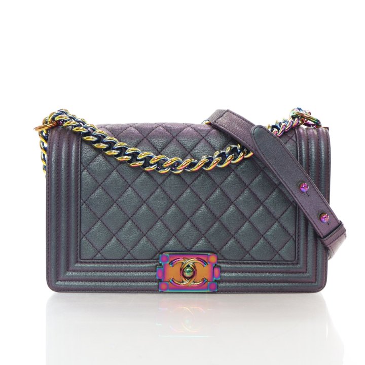 Chanel Medium Goatskin Boy Bag - Luxe Du Jour