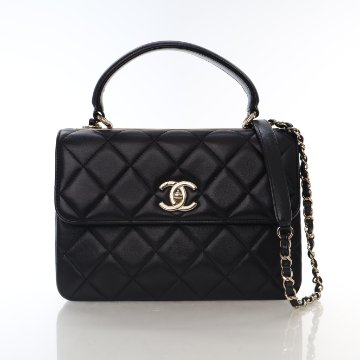 シャネルリボンネイビーシルバー❤︎1ロール50m 24B 【CHANEL】リボンとロゴのキュートな組み合わせ☆ネックレス
