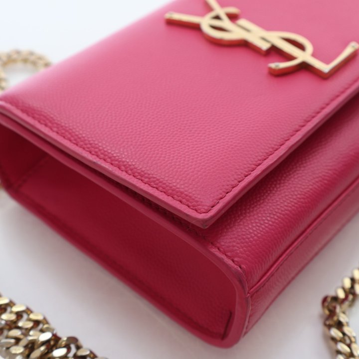 Saint Laurent (YSL) Medium Grained Calfskin Kate Bag Luxe Du Jour