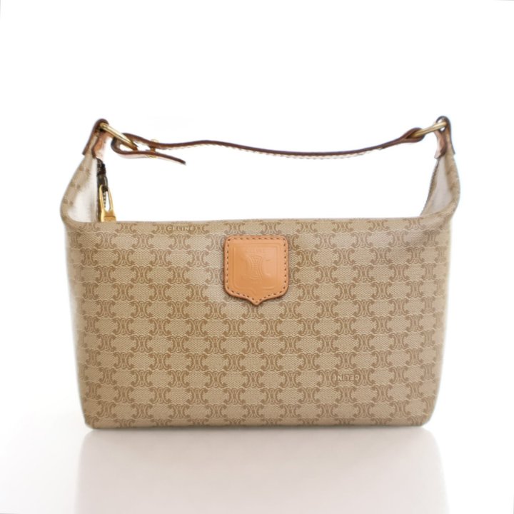 バッグ CELINE accessory pouch hand bag macadam Celine Macadam Pouch – Jade Vintage