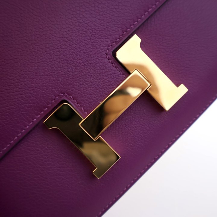 Hermes Anemone Evercolor Mini Constance 18 - Luxe Du Jour