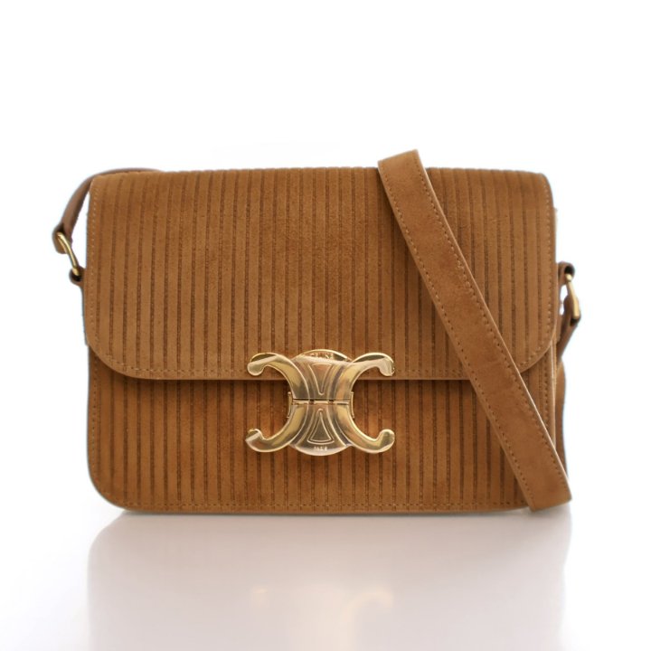 Celine Teen Suede Triomphe Bag - Luxe Du Jour Celine Teen Suede Triomphe Bag - Luxe Du Jour