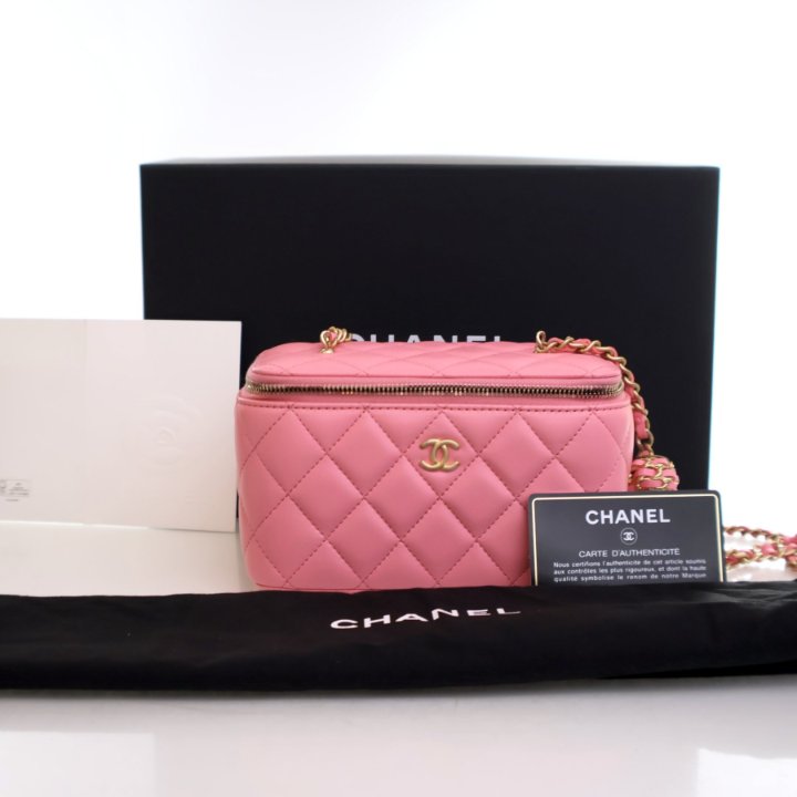 Chanel Small Lambskin Pearl Crush Vanity Case - Luxe Du Jour