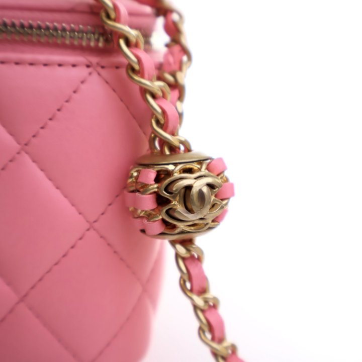 Chanel Small Lambskin Pearl Crush Vanity Case - Luxe Du Jour