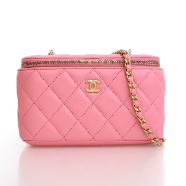 Chanel Small Lambskin Pearl Crush Vanity Case - Luxe Du Jour