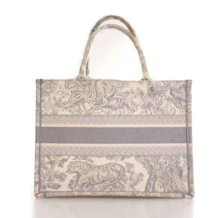 Dior Medium Toile De Jouy Book Tote - Luxe Du Jour