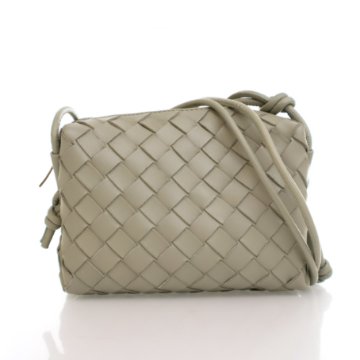 Bottega Veneta Mini Intrecciato Calfskin Loop Camera Bag