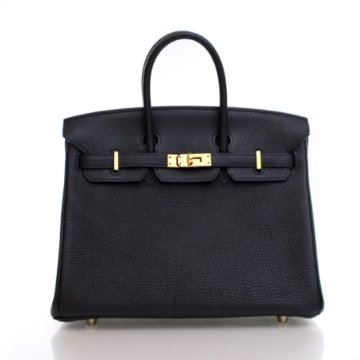 Hermes Noir Togo Birkin 25