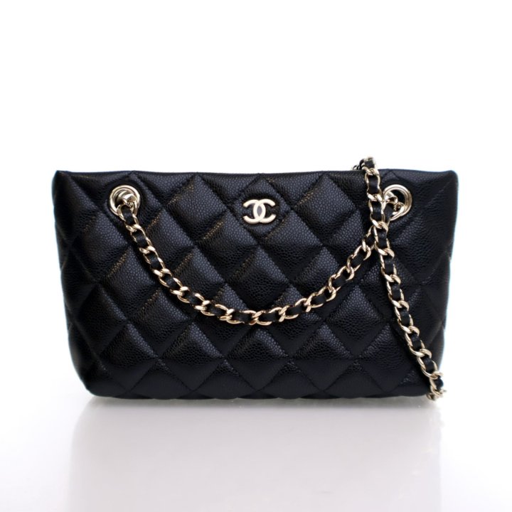 Chanel Mini Caviar Clutch On Chain - Luxe Du Jour