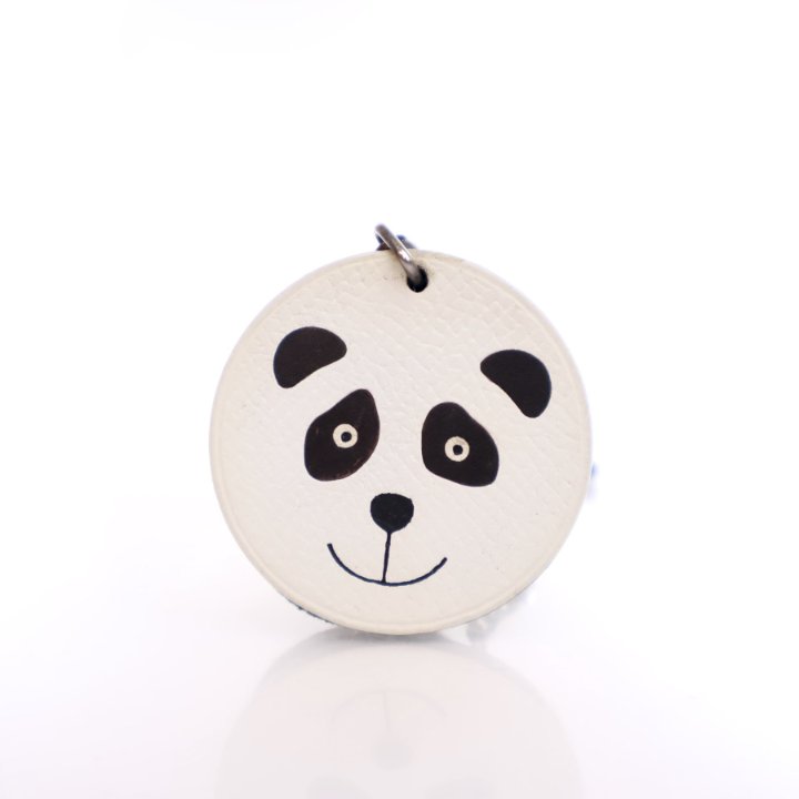 Hermes Epsom Panda Bag Charm - Luxe Du Jour