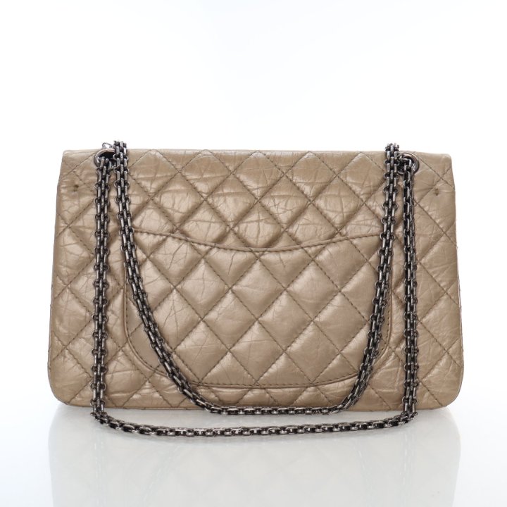 Chanel Crinkled Calfskin Reissue 2.55 Double Flap Bag 226 - Luxe
