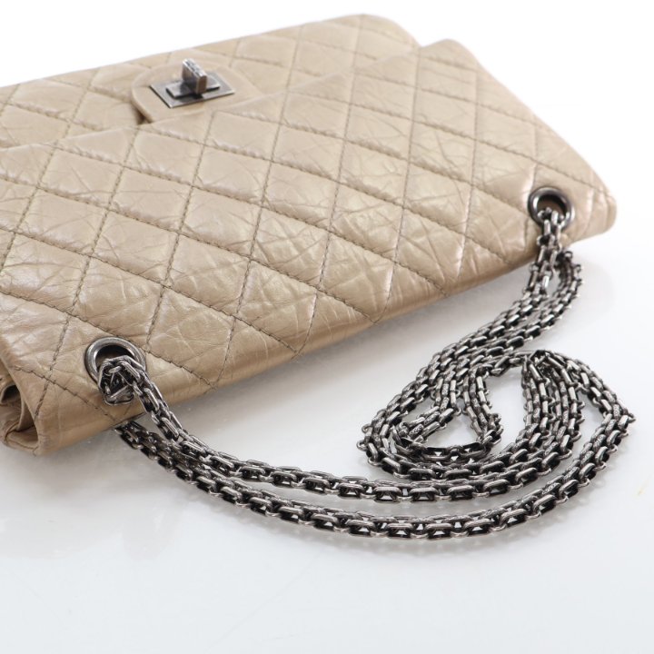 Chanel Crinkled Calfskin Reissue 2.55 Double Flap Bag 226 - Luxe