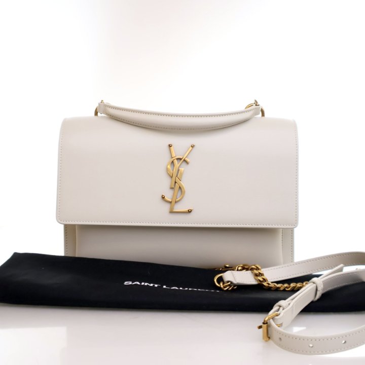 Saint Laurent Medium Sunset Flap Bag - Luxe Du Jour