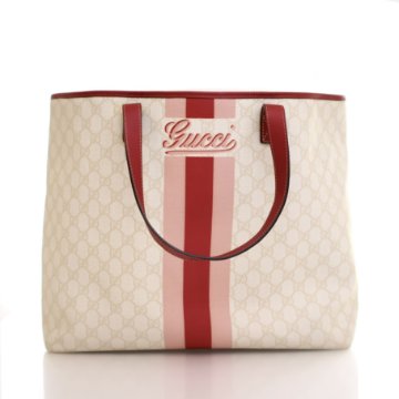 Gucci 赤と白のチェック柄ショルダーバッグ org.jpg