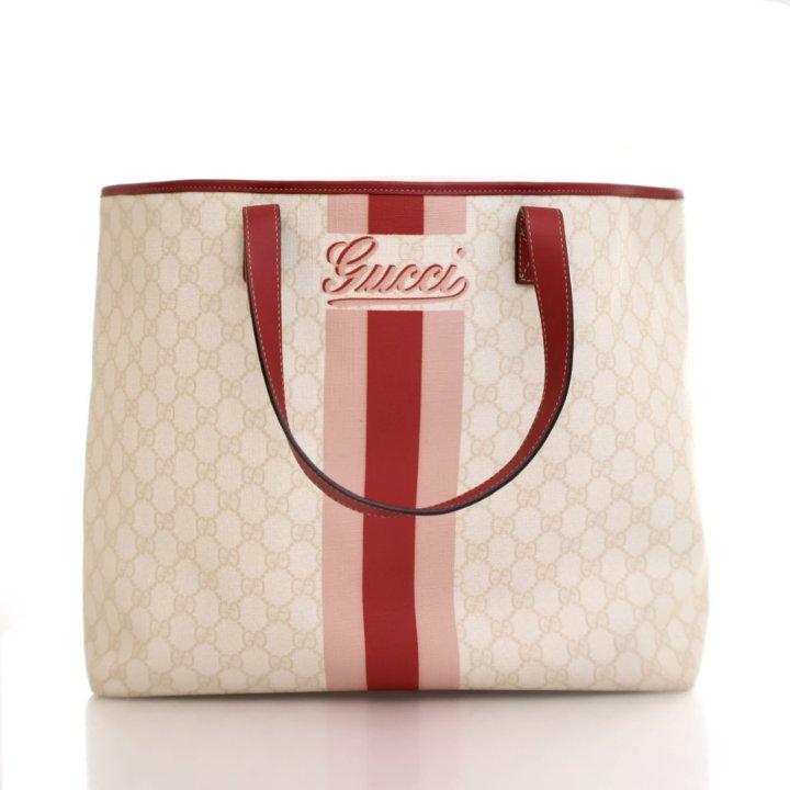 Gucci Large GG Supreme Monogram Joy Tote - Luxe Du Jour