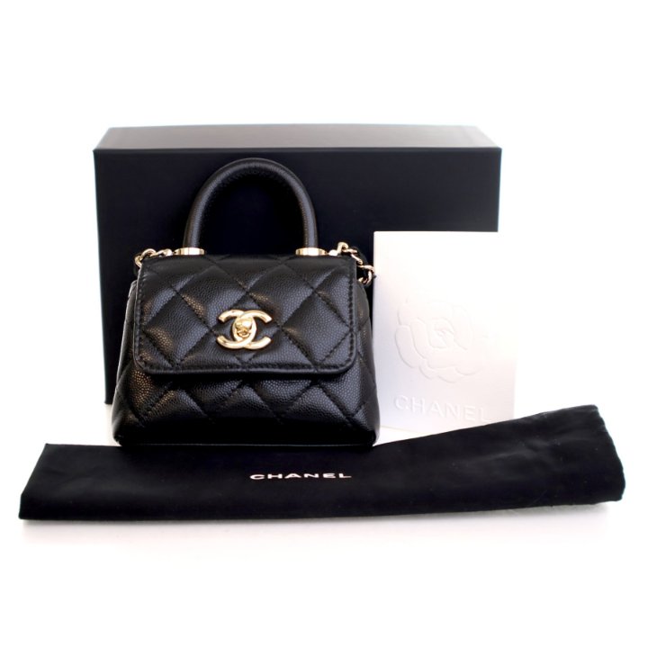 Chanel Micro Caviar Coco Handle Bag - Luxe Du Jour
