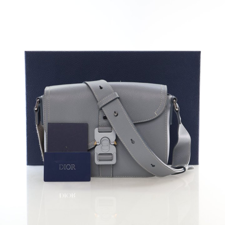 Dior Small Calfskin Saddle Messenger Bag - Luxe Du Jour