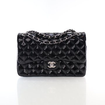 Chanel Jumbo Patent Classic Double Flap Bag - Luxe Du Jour