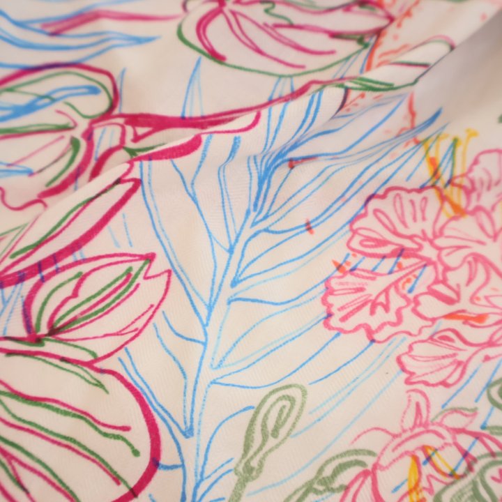 Hermes Flamingo Party Coloriage Cashmere Giant Triangle