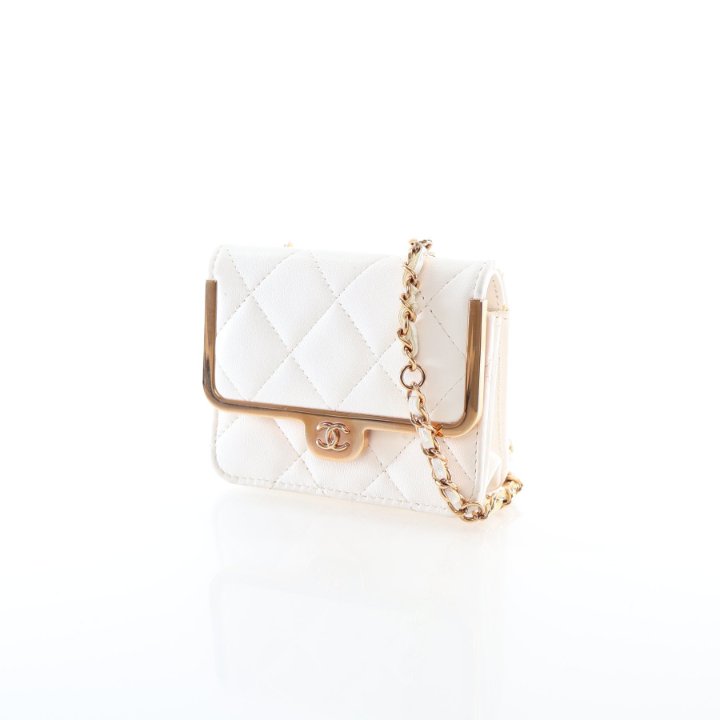 Chanel Mini Lambskin Chain Belt Waist Bag - Luxe Du Jour