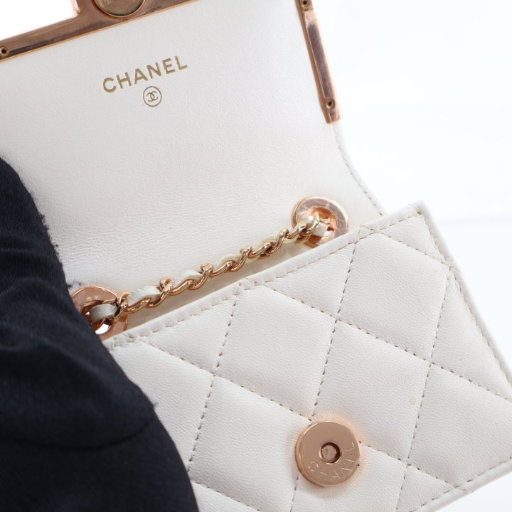 Chanel Mini Lambskin Chain Belt Waist Bag - Luxe Du Jour