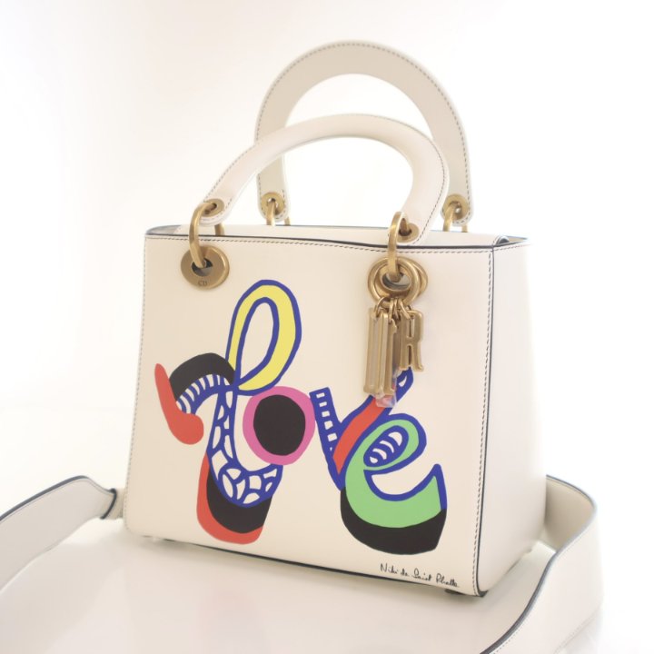 Dior Medium Niki De Saint Phalle Love Calfskin Lady Dior - Luxe Du