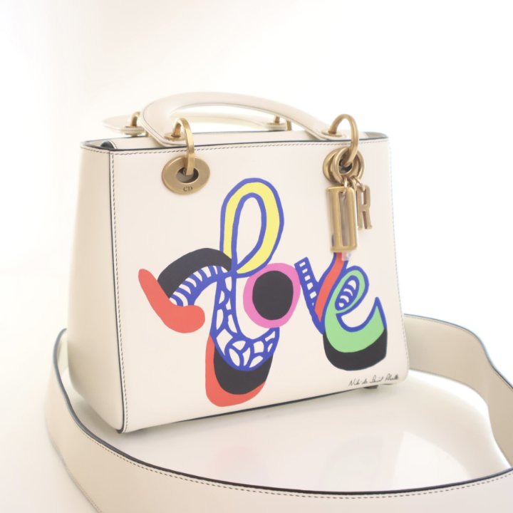 Dior Medium Niki De Saint Phalle Love Calfskin Lady Dior - Luxe Du