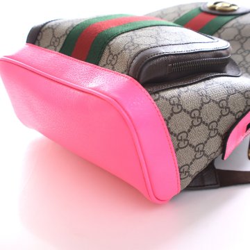 Gucci Small GG Supreme Ophidia Backpack - Luxe Du Jour