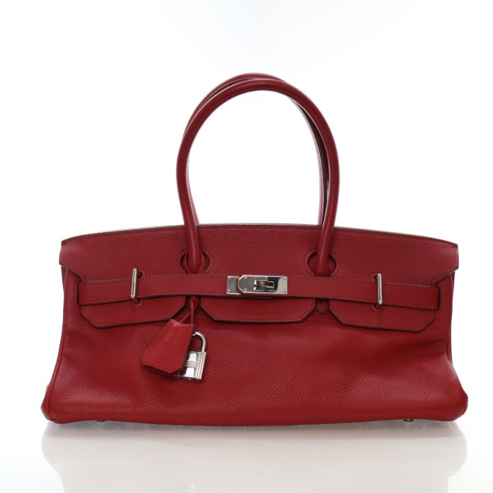 Hermes Rouge H Clemence Jpg Shoulder Birkin - Luxe Du Jour Hermes Rouge H Clemence Jpg Shoulder Birkin - Luxe Du Jour