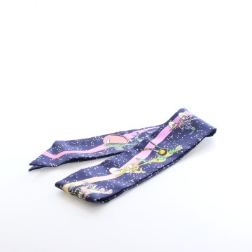 Hermes Space Derby Silk Twilly - Luxe Du Jour