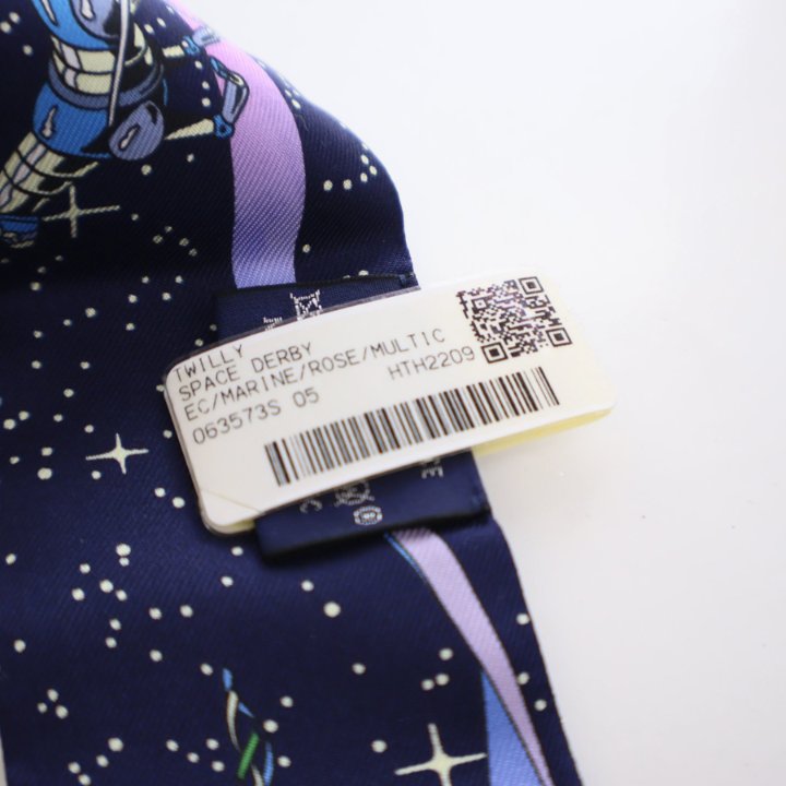 Hermes Space Derby Silk Twilly - Luxe Du Jour