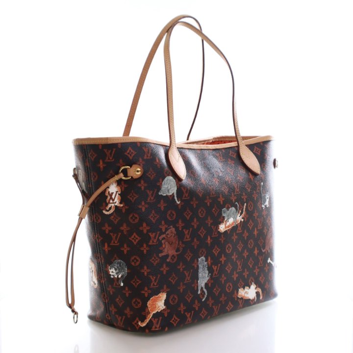Louis Vuitton x Grace Coddington Catogram Neverfull MM - Luxe Du Jour
