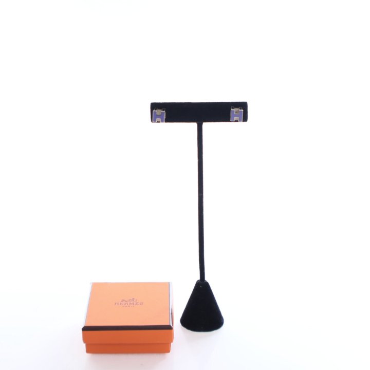 【超希少】美品HERMES CAGE D'H ピアス Hermes Cage d'H Earrings - Luxe Du Jour