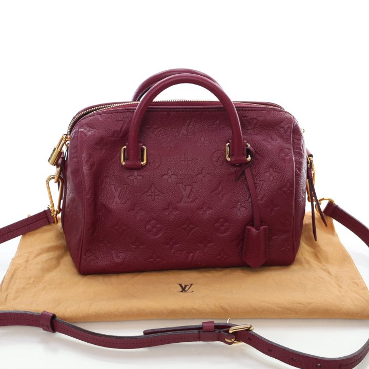 Louis Vuitton Monogram Empreinte Speedy Bandouliere 25