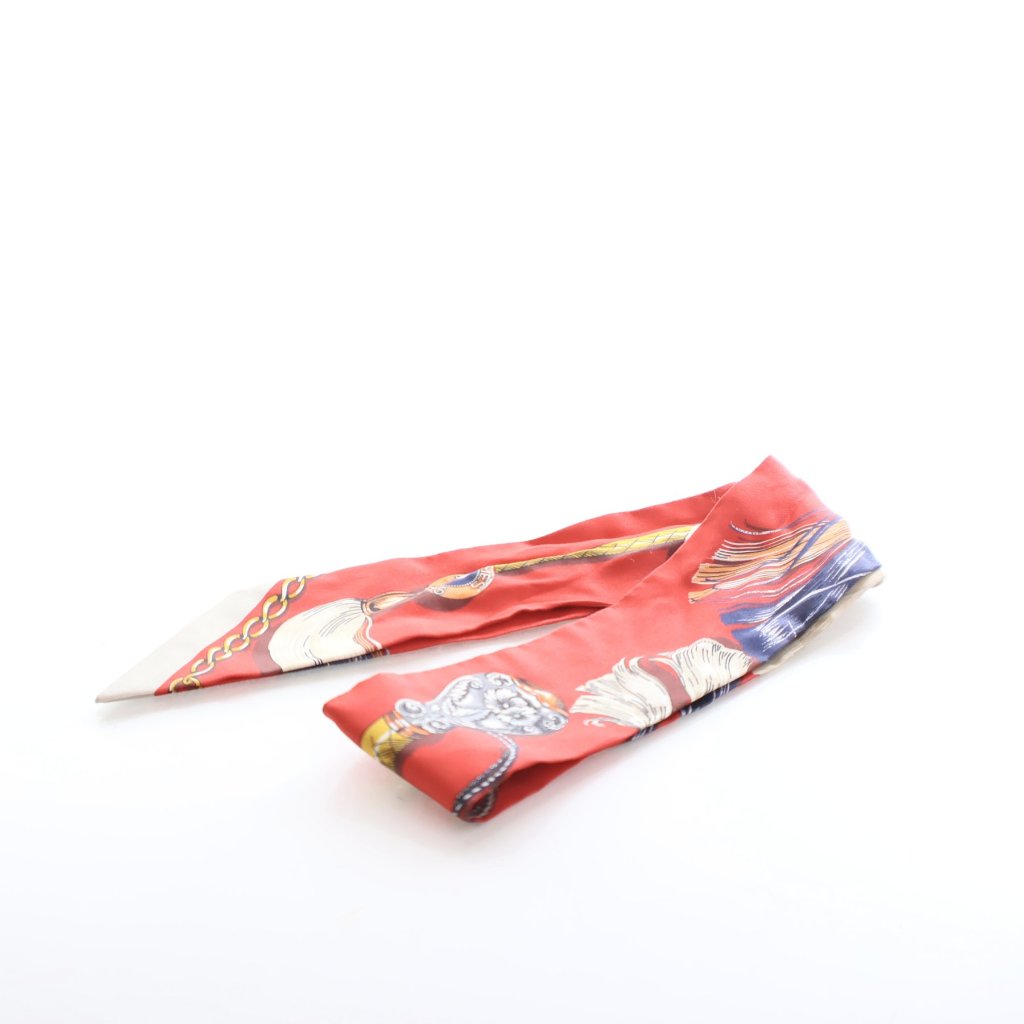 Hermes Cavalcades Silk Twilly - Luxe Du Jour