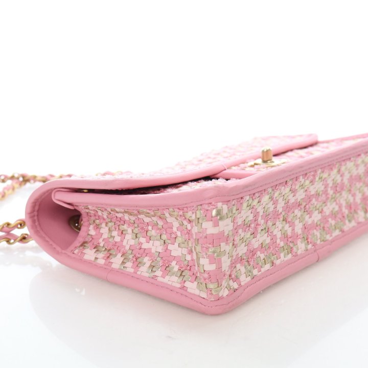 Chanel Medium Viscose Woven Flap Bag - Luxe Du Jour