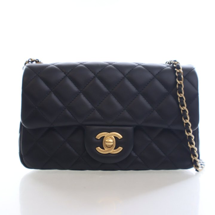 Chanel Mini Lambskin Rectangular Pearl Crush Flap Bag - Luxe Du Jour