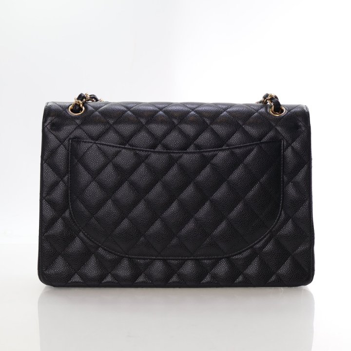 Chanel Maxi Caviar Classic Double Flap Bag - Luxe Du Jour