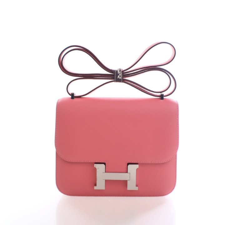 Hermes Rose Azalée Evercolor Constance 18 - Luxe Du Jour