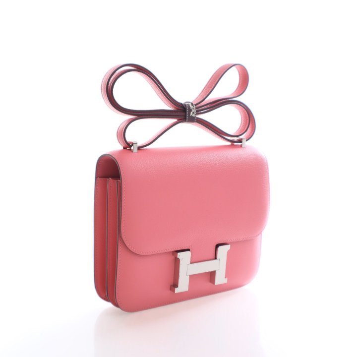 Hermes Rose Azalée Evercolor Constance 18 - Luxe Du Jour