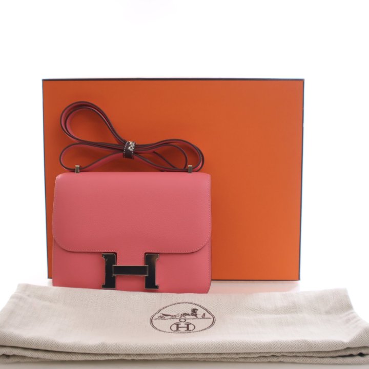 Hermes Rose Azalée Evercolor Constance 18 - Luxe Du Jour