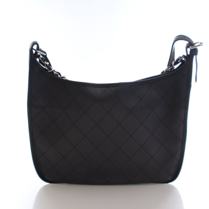 Chanel Jungle Stroll Hobo Handbag - Black Calfskin - Luxe Du Jour