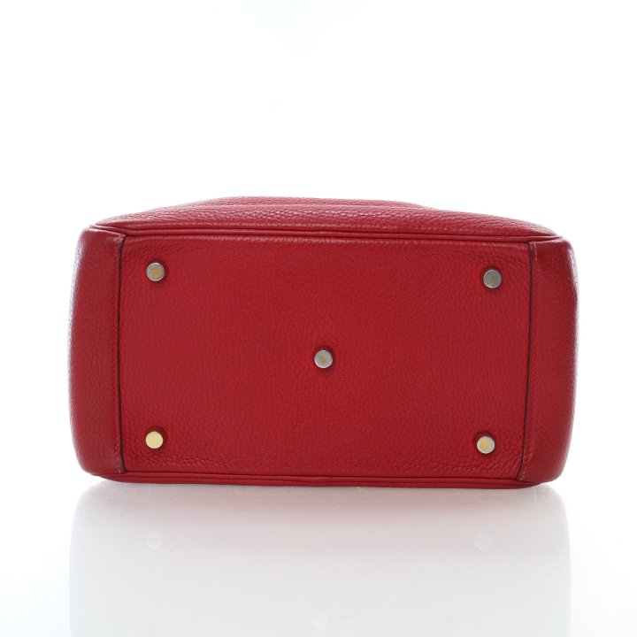 Hermes Rouge Casaque Clemence Lindy 26 - Luxe Du Jour Hermes Rouge Casaque Clemence Lindy 26 - Luxe Du Jour