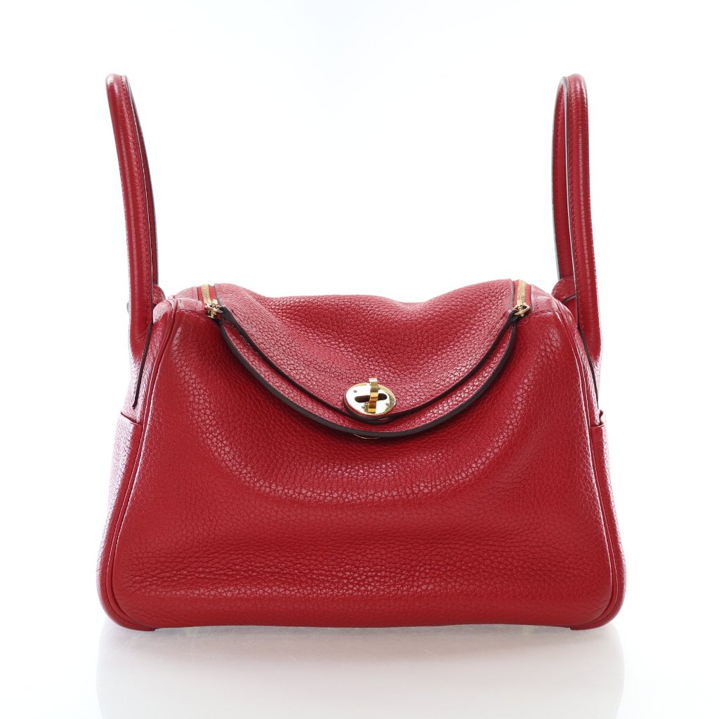 Hermes Rouge Casaque Clemence Lindy 26 - Luxe Du Jour