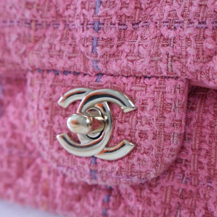 Chanel Mini Tweed Rectangular Top Handle Classic Flap Bag - Luxe