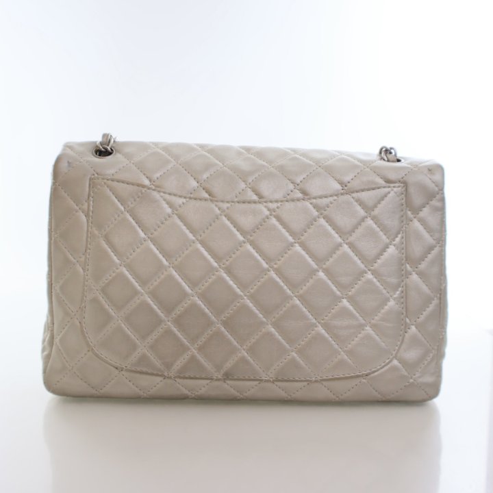 Chanel Vintage Maxi Lambskin Classic Single Flap Bag - Luxe Du Jour