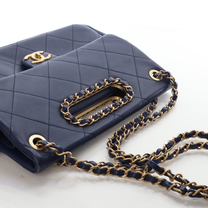 Chanel Large Calfskin A Real Catch Flap Bag - Luxe Du Jour